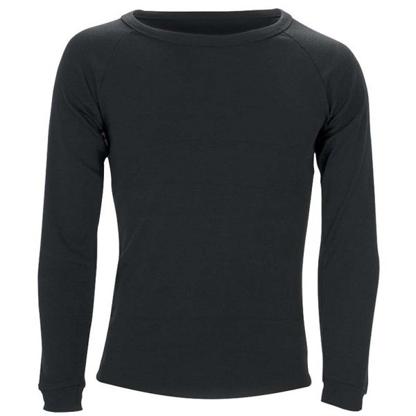 Sherpa Adult Polypro Long Sleeve Thermal Top Black