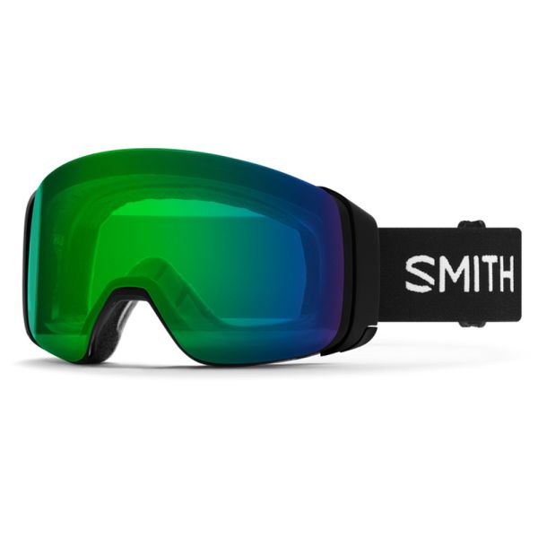 Smith 4D Mag Snow Goggles Black Everyday Green Blue Sensor disable