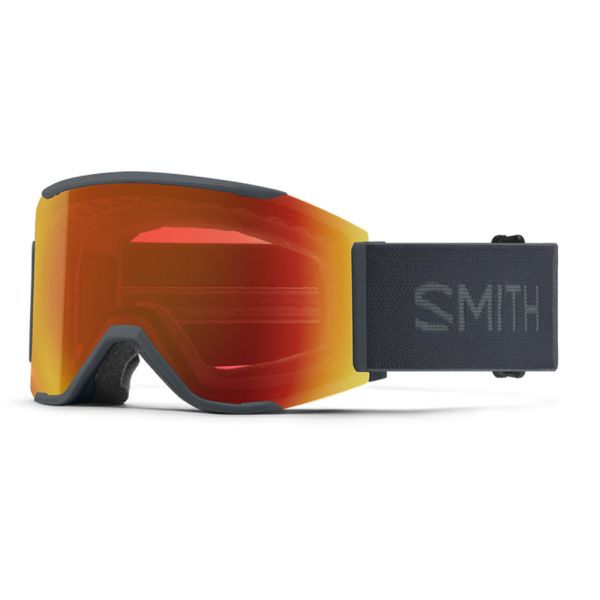 Smith Squad MAG Snow Goggles Slate Everyday Red Yellow Flash