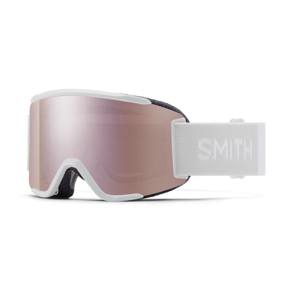 Smith Squad S Snow Goggles White Vapor Everyday Rose Gold