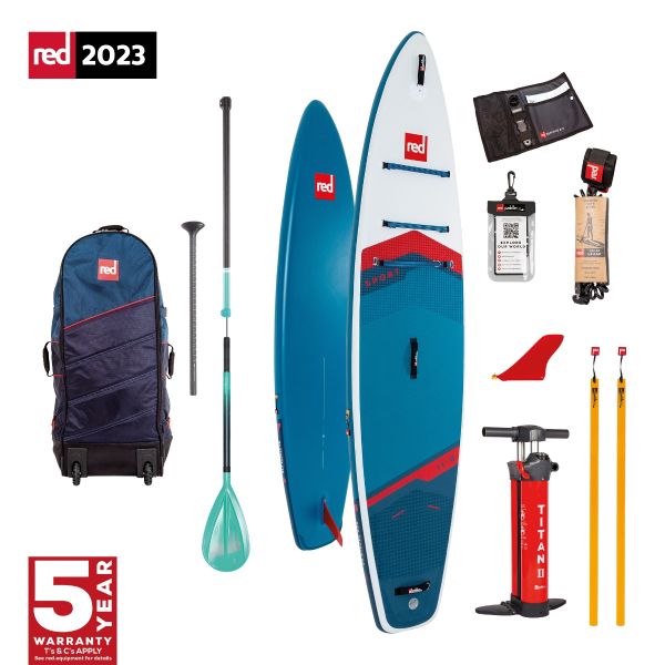 Red Paddle Co Sport 11ft0in SUP Cruiser Tough Paddle 2023 Blue