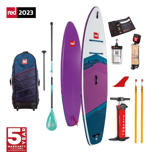 Red Paddle Co Sport 11ft3in SUP Cruiser Tough Paddle 2023 Purple