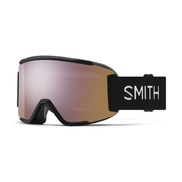 Smith Squad S Snow Goggle Black Everyday Rose Gold