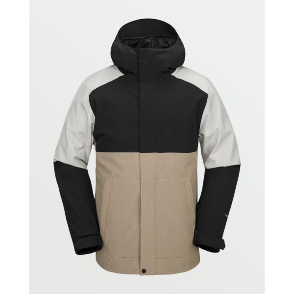 Volcom Brighton Full Zip Snow Jacket Chestnut Brown