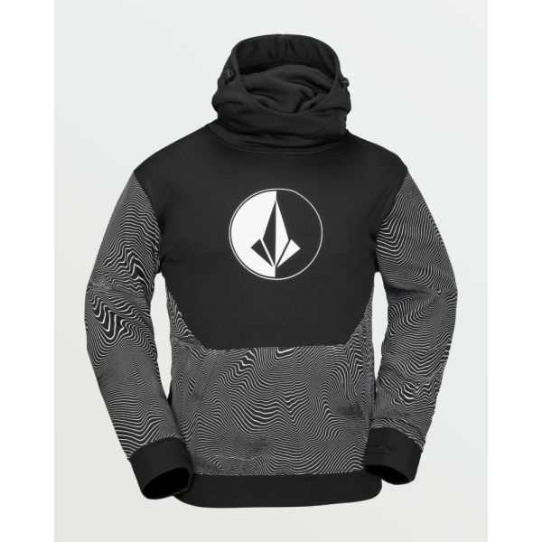 Volcom Hydro Riding Hoodie Black Print