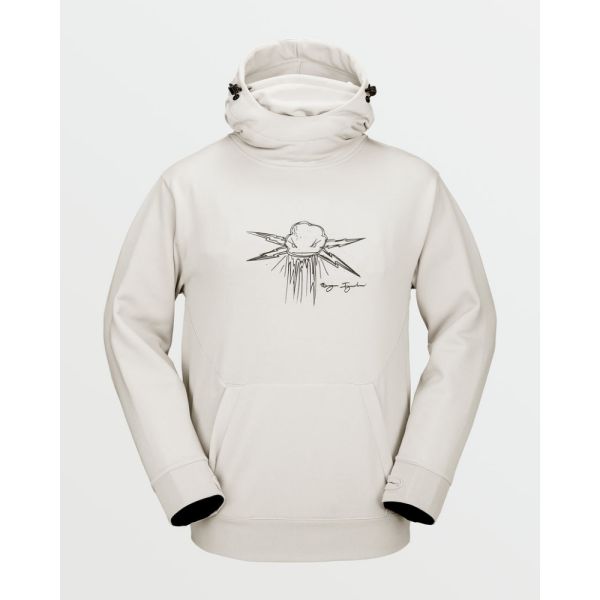 Volcom Hydro Riding Hoodie Stone