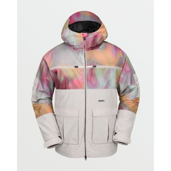 Volcom Nightbreaker 20K Snow Jacket Grey