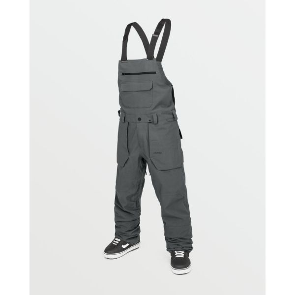 Volcom Roan Bib Overall Charcoal