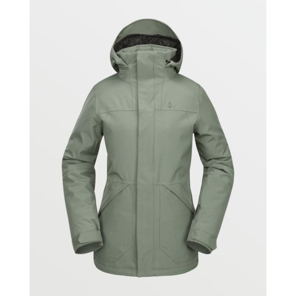 Volcom Shelter 3D Stretch Snow Jacket Lichen Green