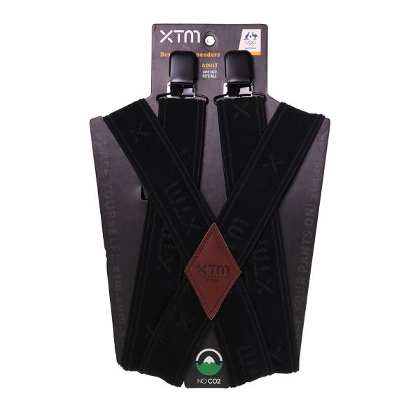 XTM Braces Suspenders Black