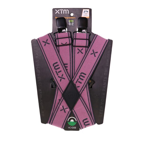 XTM Kids Braces Suspenders Blush