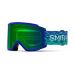 Smith Squad XL Snow Goggle Lapis Brain Waves Everyday Green Blue Sensor