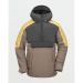 Volcom Brighton Pullover Snow Jacket Chestnut Brown