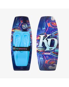 KD Quest Womens Kneeboard Purple/Teal 53" / 135 cm