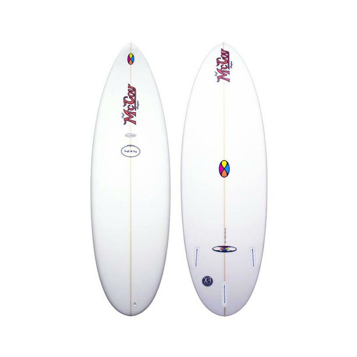McCoy All Round Nugget Clear Surfboard
